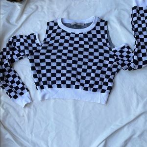 Off shoulder sweater